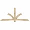 Ekena Millwork Davenport Rough Sawn Timber Gable Bracket, Douglas Fir, 108"W x 49"H x 2"D x 6"F, 11/12 Pitch GBW108X49X0206DAV00RDF - alternate 1